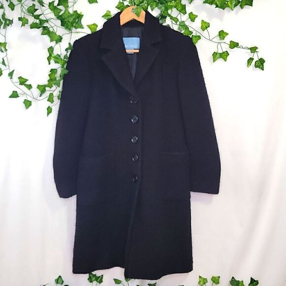 Nine West. Textured Wool Coat. Size 6. EUC - Picture 1 of 11